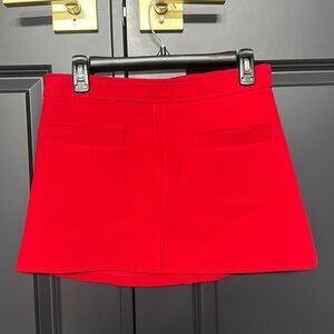 Zara Red Mini Skirt